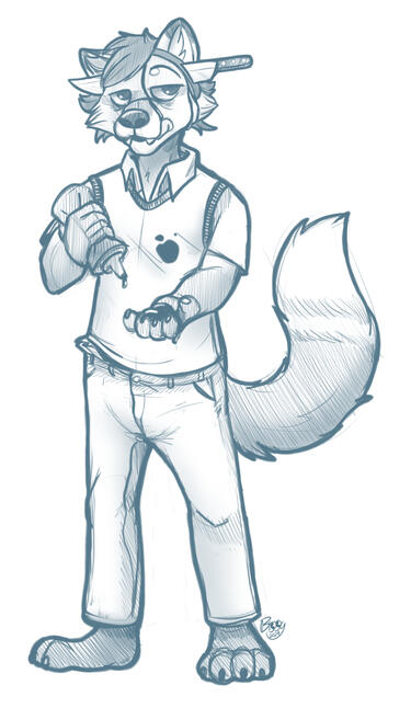 close up of a pine marten face