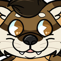 close up of a pine marten face